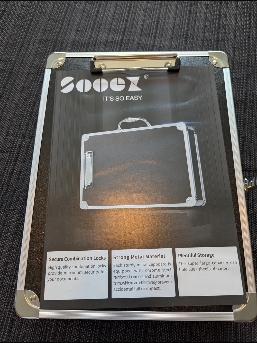 Tablet Carrying Case with Organizer - Black